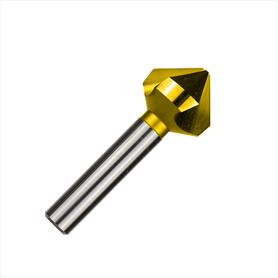 3 Flute HSS-E Tin Coated